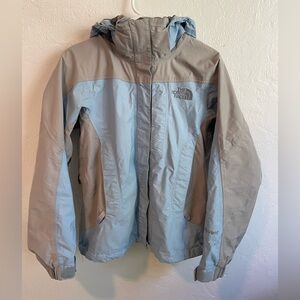 The North Face Vintage Ski Jacket Powder Skirt Blue Small